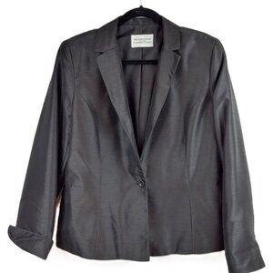 Two Button Fitted Dress Jacket, Size 12.